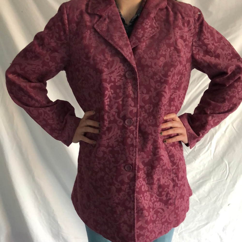 Vintage Paisley Corduroy Button Down